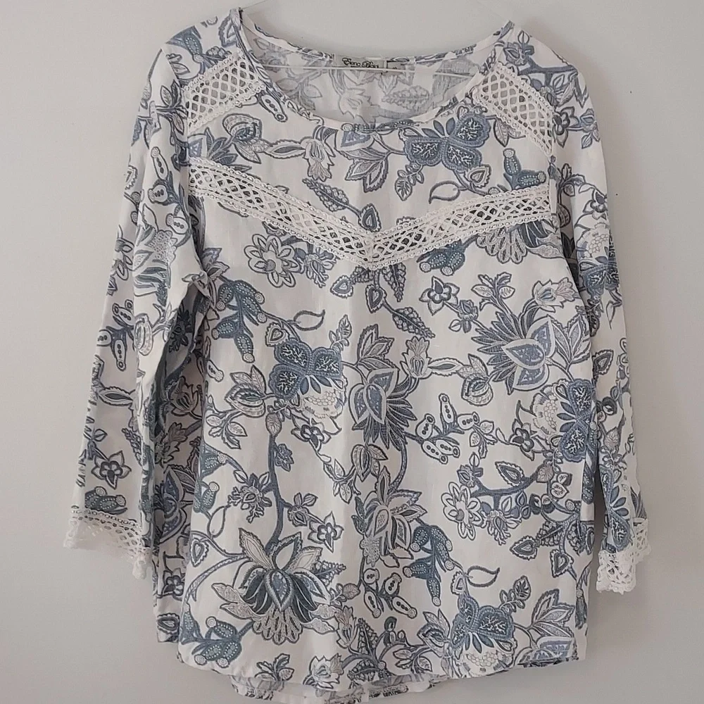 Elena Baldi, all Linen Top - Picture 5 of 12